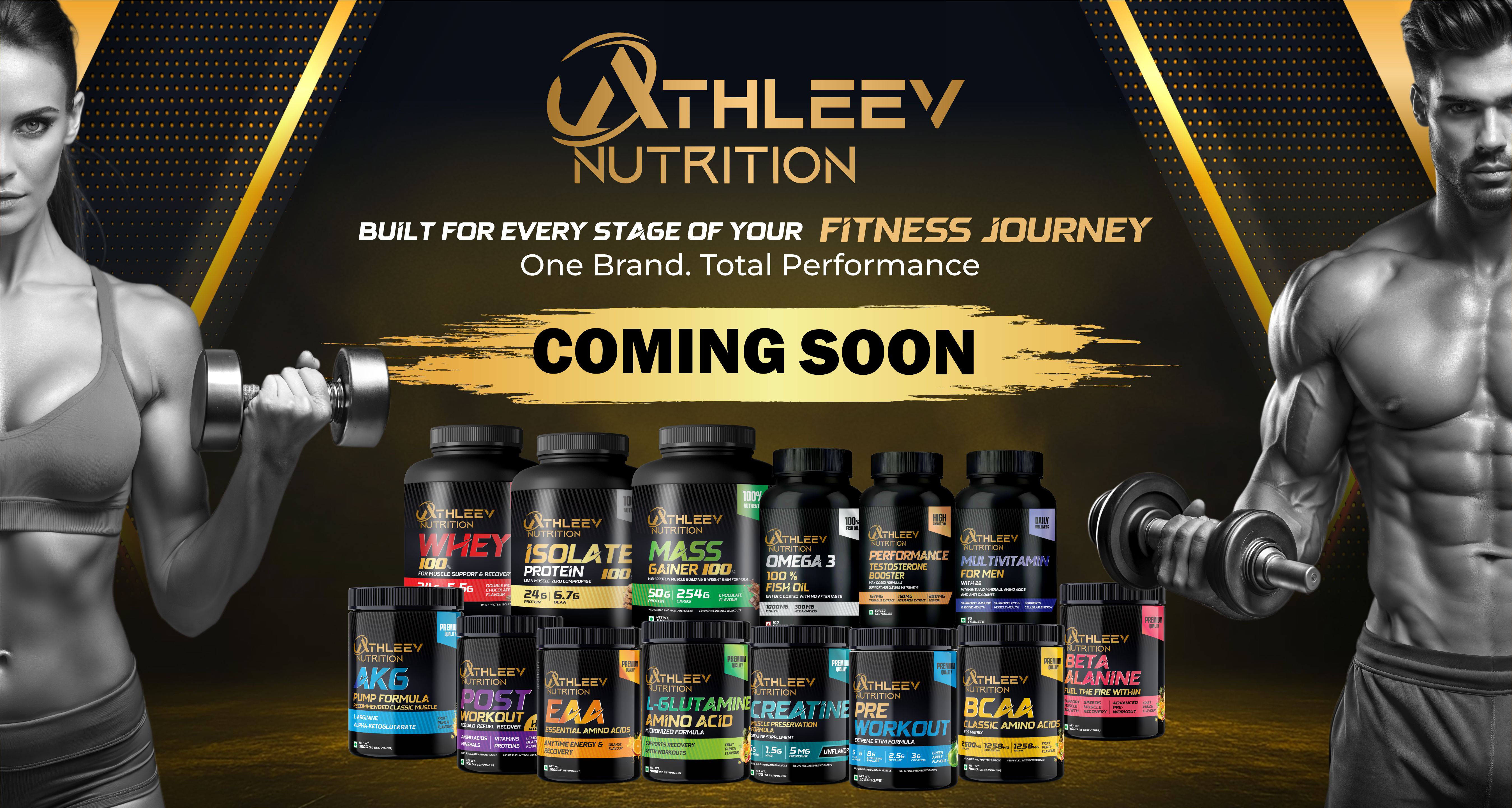 Athleev Nutrition Coming Soon